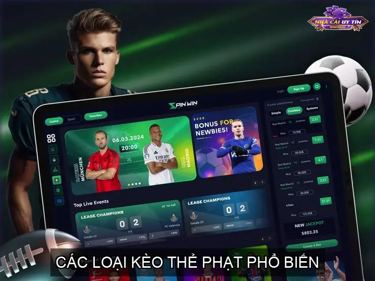 Các Loại Kèo Thẻ Phạt Phổ Biến