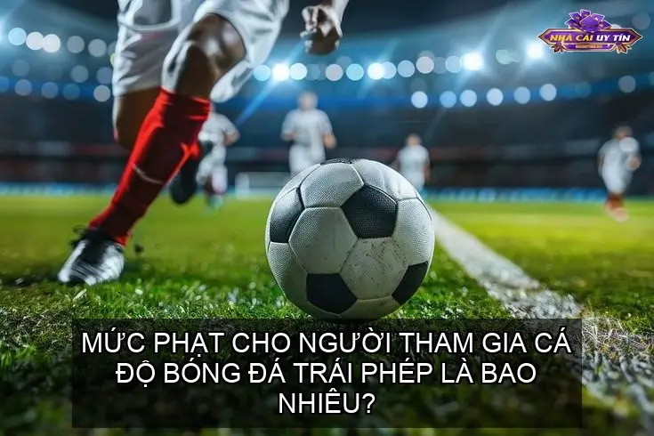 Mức phạt cho người tham gia cá độ bóng đá trái phép là bao nhiêu?